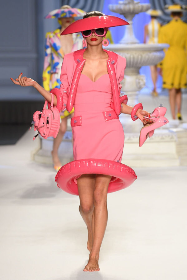 Moschino Pink Mesh Ring Dress - Assembly New York