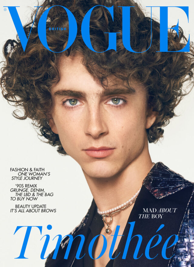 ONLINE - Timothée Chalamet British Vogue October 2022 Cover-1663260562