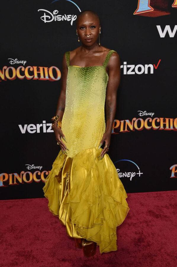 Cynthia Erivo Wore John Galliano x Dior To The 'Pinocchio' LA Premiere