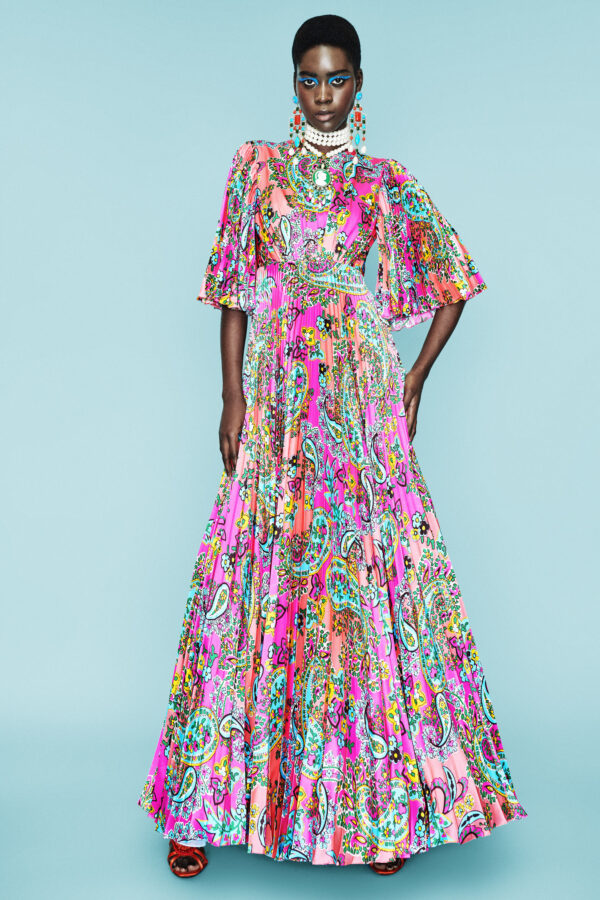 slim fit dress slacks Floral Embellished A-line Gown | Andrew GN