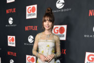 Lily Collins Is Sporting a Somewhat Perplexing Prada