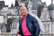 The Rock Briefly Detoured Into Wearing a Shirt…