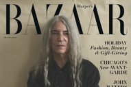 Patti Smith Rocks the Cover of Harper’s Bazaar for December