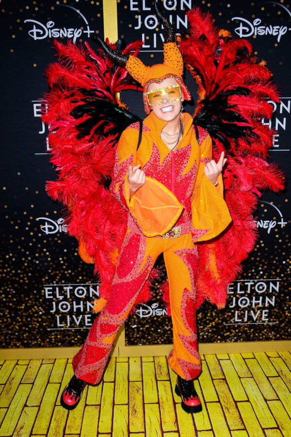 Jojo Siwa Channels Elton John in Fiery Costume at Final Farewell Tour –  Footwear News