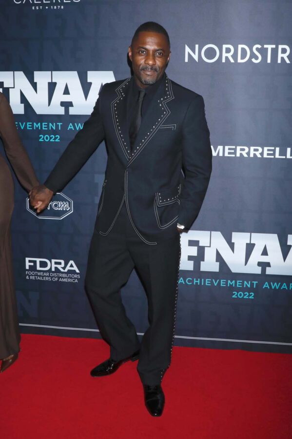 Idris Elba Wows In Studded Suit & Louboutins at 'Shoe Oscars' FNAA –  Footwear News
