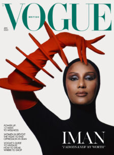 Somehow, This Is Iman's First-Ever British Vogue Cover?!?