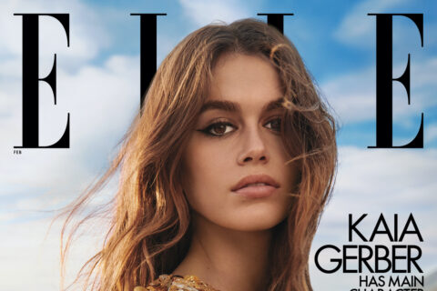 Kaia Gerber Got the Nepo Baby Question from Elle