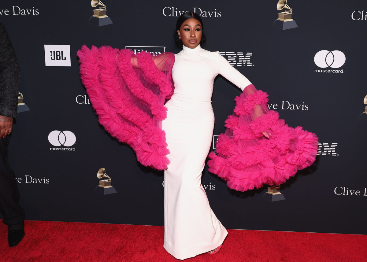 Yung Miami in Siriano - Pre Grammy Gala - 3