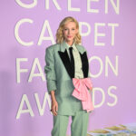 Cate Wore Green to the Green Carpet Fashion Awards