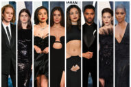 Many Folks Wore Black to the Oscar Parties!