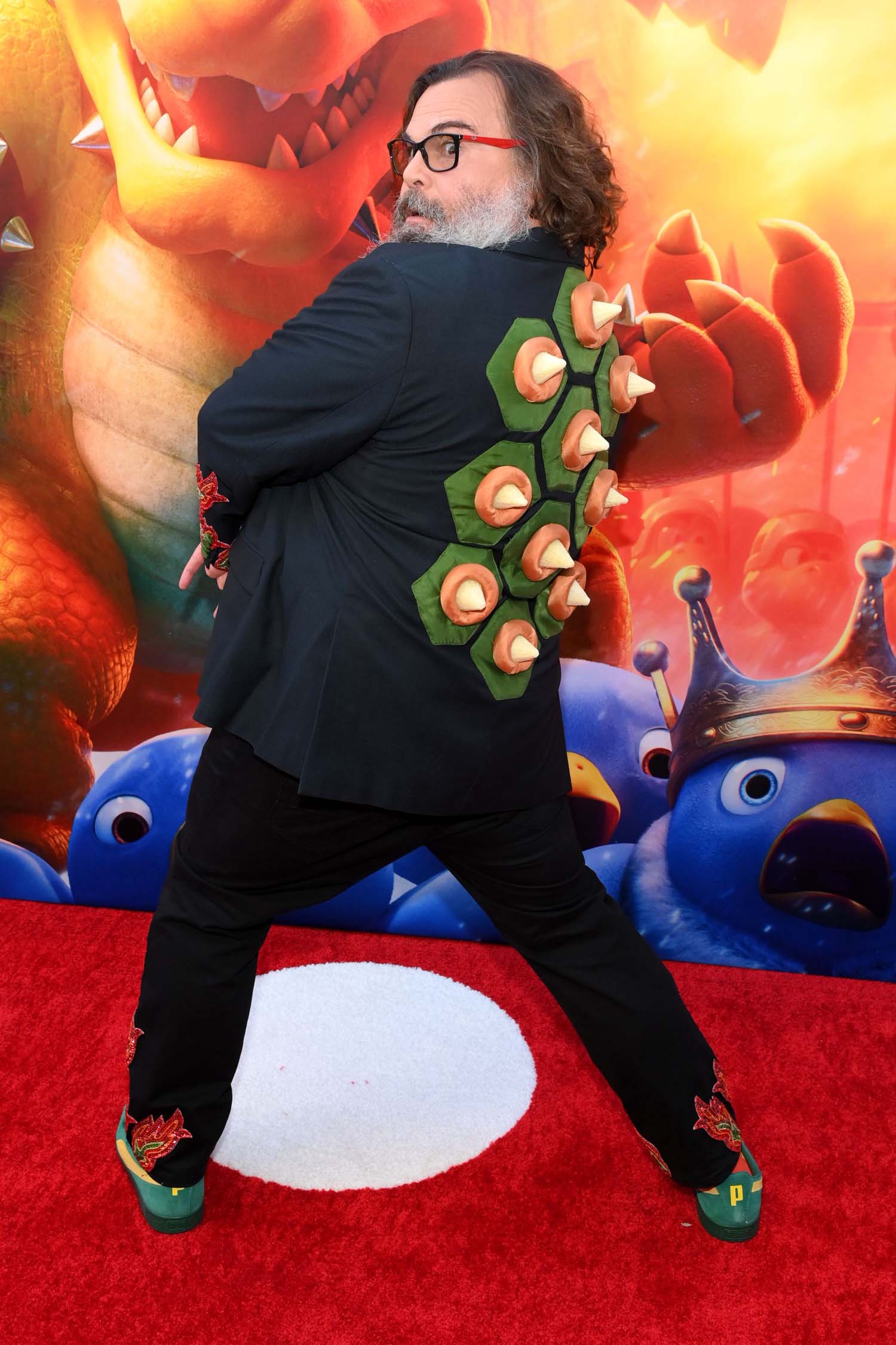 Jack Black Went Full Bowser at the Super Mario Premiere - Go Fug Yourself