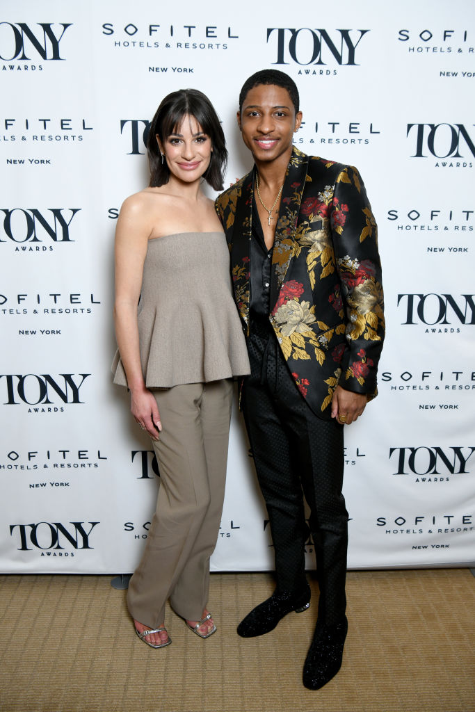 Lea Michele Is SO Back in the Fold That She Announced the Tony