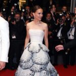 Natalie Portman Wore Two Blue, Shimmery Diors