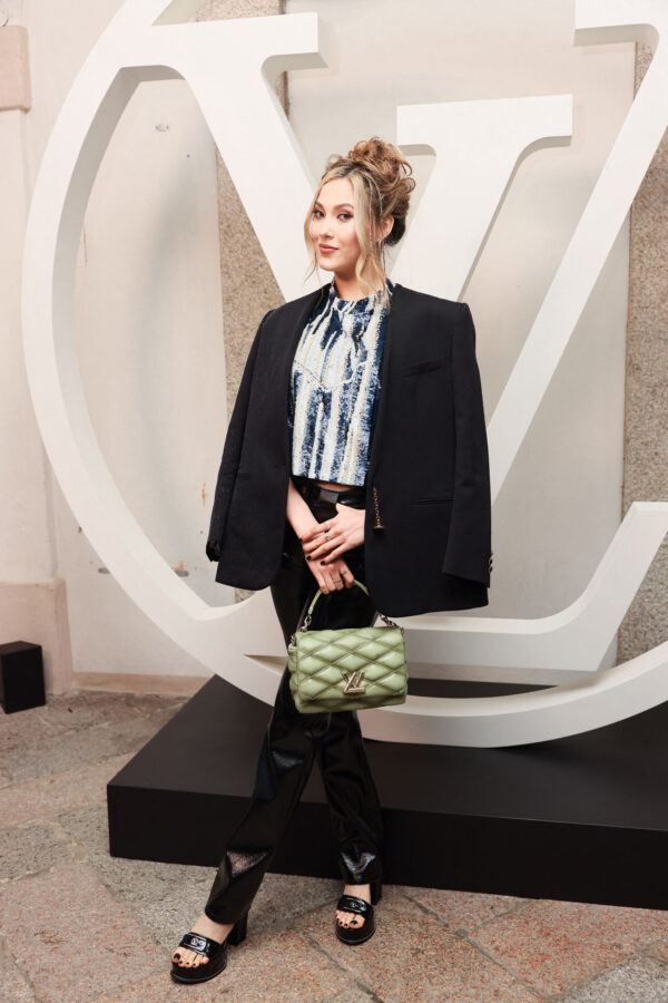 Eileen Gu attending the Louis Vuitton show as part of Paris