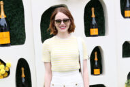 Emma Stone Leads the Crowd at the Veuve Clicquot Polo Classic