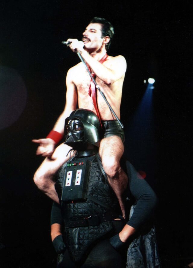Freddie Mercury And Darth Vader In Houston