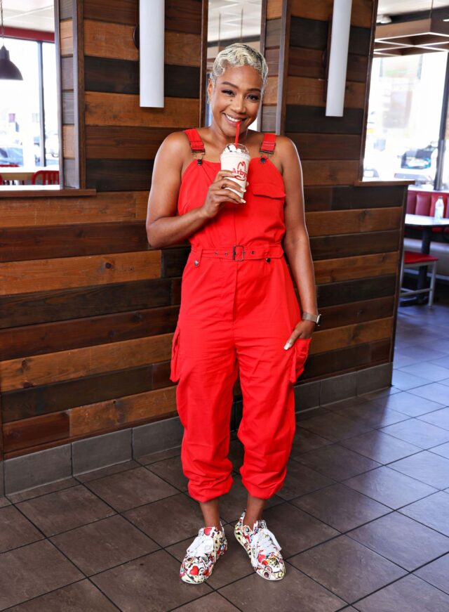 Tiffany Haddish and friends meet for lunch at Arby's, Los Angeles, California, USA - 22 Aug 2023