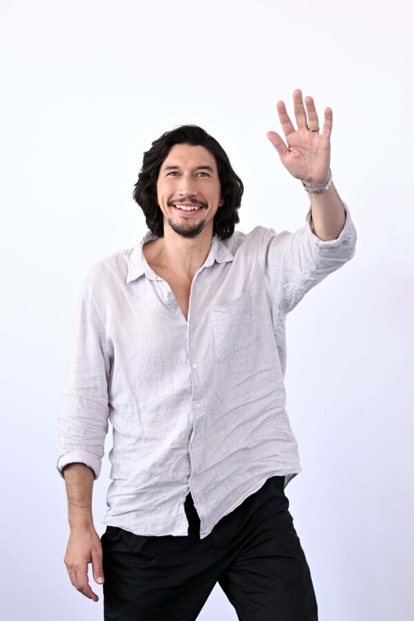 Adam driver best sale white shirt