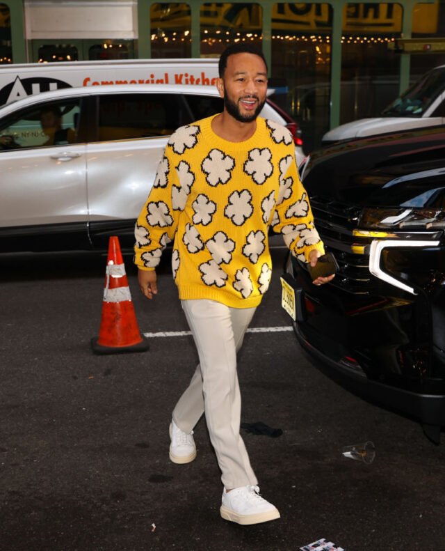 Celebrity Sightings In New York - October 18, 2023