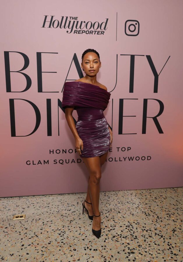 logan browning dress Best Dressed of the Week: Keri Russell, Jessica Alba and More!