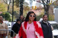 Taraji P Henson’s Second Look Today Somewhat Reminds Me of a Candy Cane