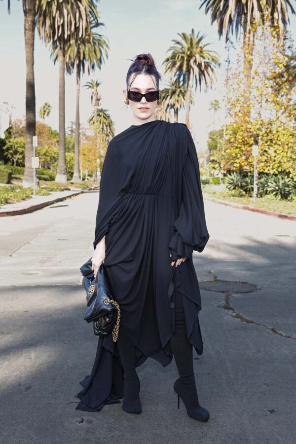 (激レア)Balenciaga leather cap /lukas同モデル着用 Luka Sabbat - Balenciaga Arrivals Los - 22