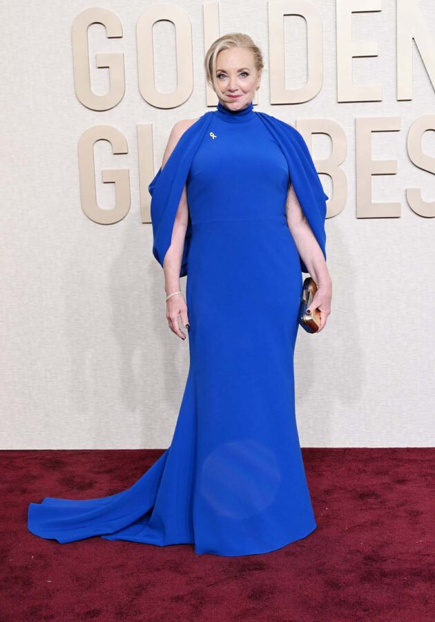 who did christian siriano dress for the golden globes Christian siriano green dress hi-res stock photography and images