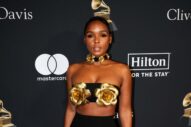 Janelle Monae Wore Boob Flowers to Clive Davis’s Pre-Grammy Party