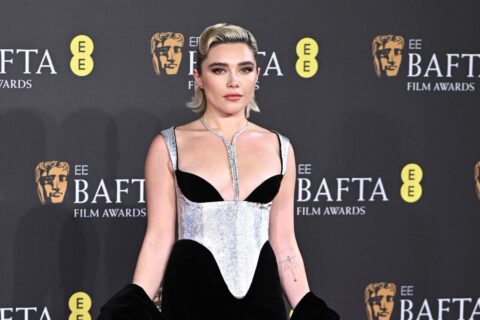 Florence Pugh Leads the Sparkly Metallic Brigade at the BAFTAs