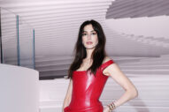 Anne Hathaway Wore Latex at Versace