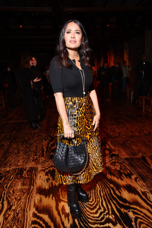 Salma hayek outlet bottega veneta