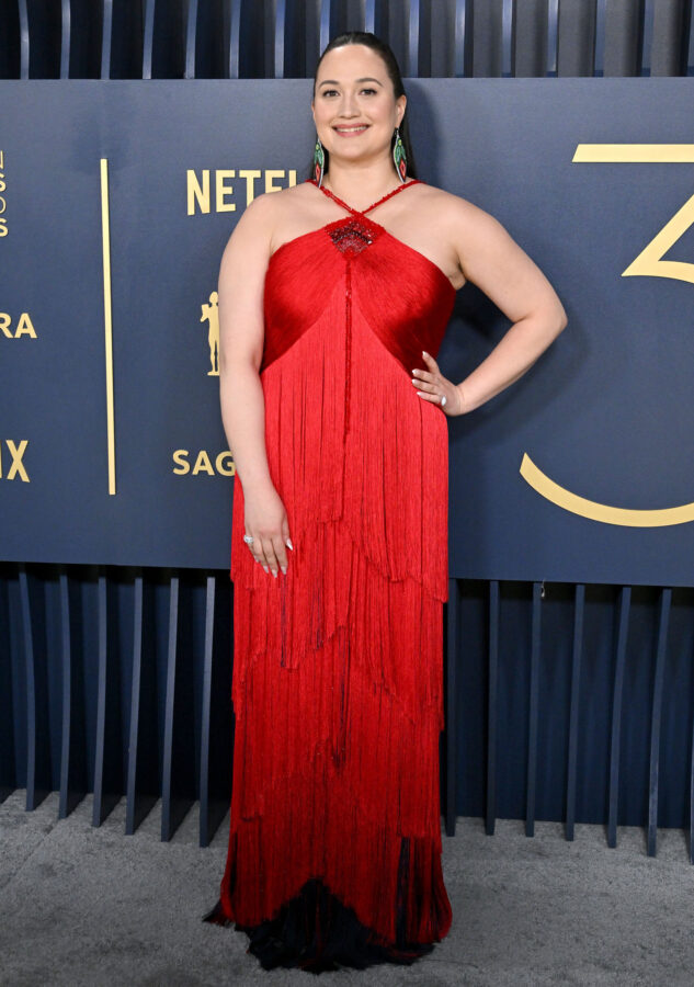 VERA WANG, Ariana Greenblatt wore custom #VeraWangHAUTE to the 30th Screen  Actor Guild Awards in Los Angeles, California. She chose a custom strap