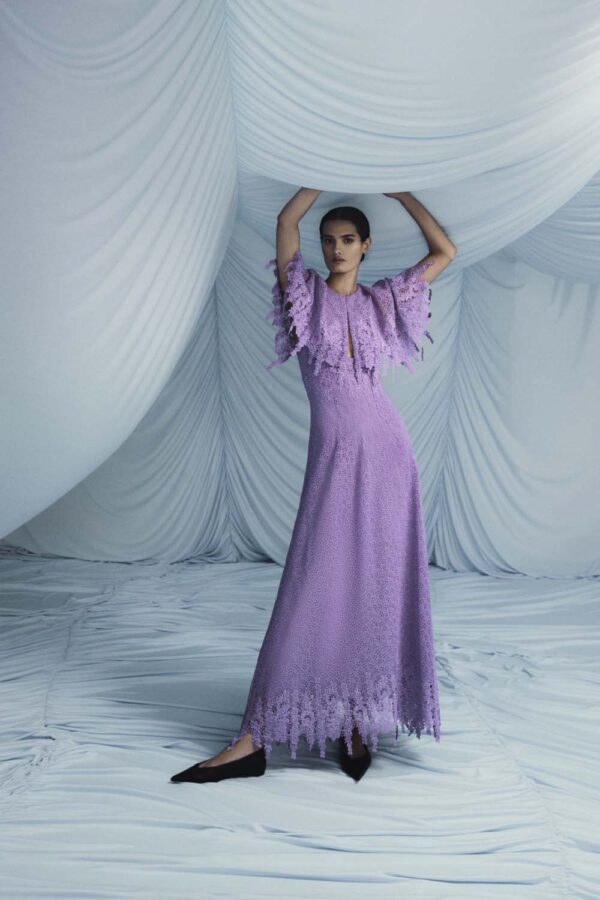 lela rose purple dress Lela Rose Style LR214