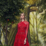 Friends, Once Again, I Bring You: Tadashi Shoji&#8217;s Designs In a Deeply Fake Forest