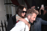 Becks Gave Posh a Piggyback Ride Out of Her 50th Birthday Party