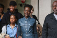 Lupita Continues to Look Glam, This Time Walking Around London