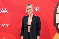 Charlize Theron Looks Depressed in a Dior Bra Top