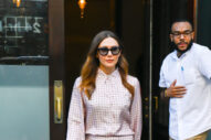 Elizabeth Olsen Hits the Promo Trail for “His Three Daughters”