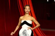 Zoe Saldana Went Funky at the Academy Gala