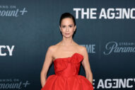 Katherine Waterston Looks So Festive