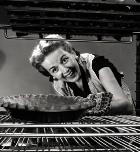 Woman Baking Apple Pie