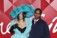 Rihanna’s Enormous Vintage Hat Was the Biggest Statement of the British Fashion Awards