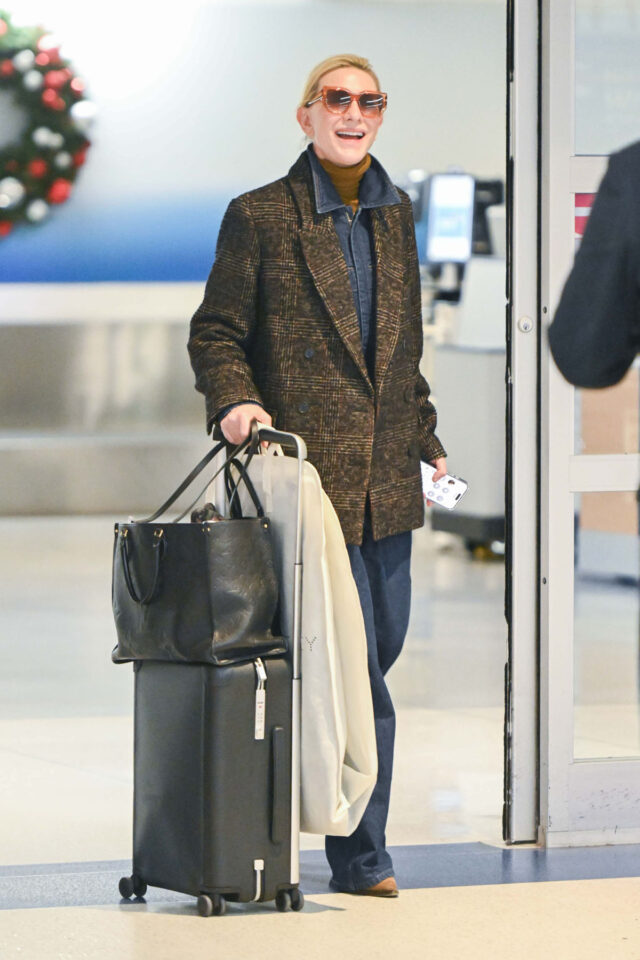 Celebrity Sightings In New York City - December 14, 2024