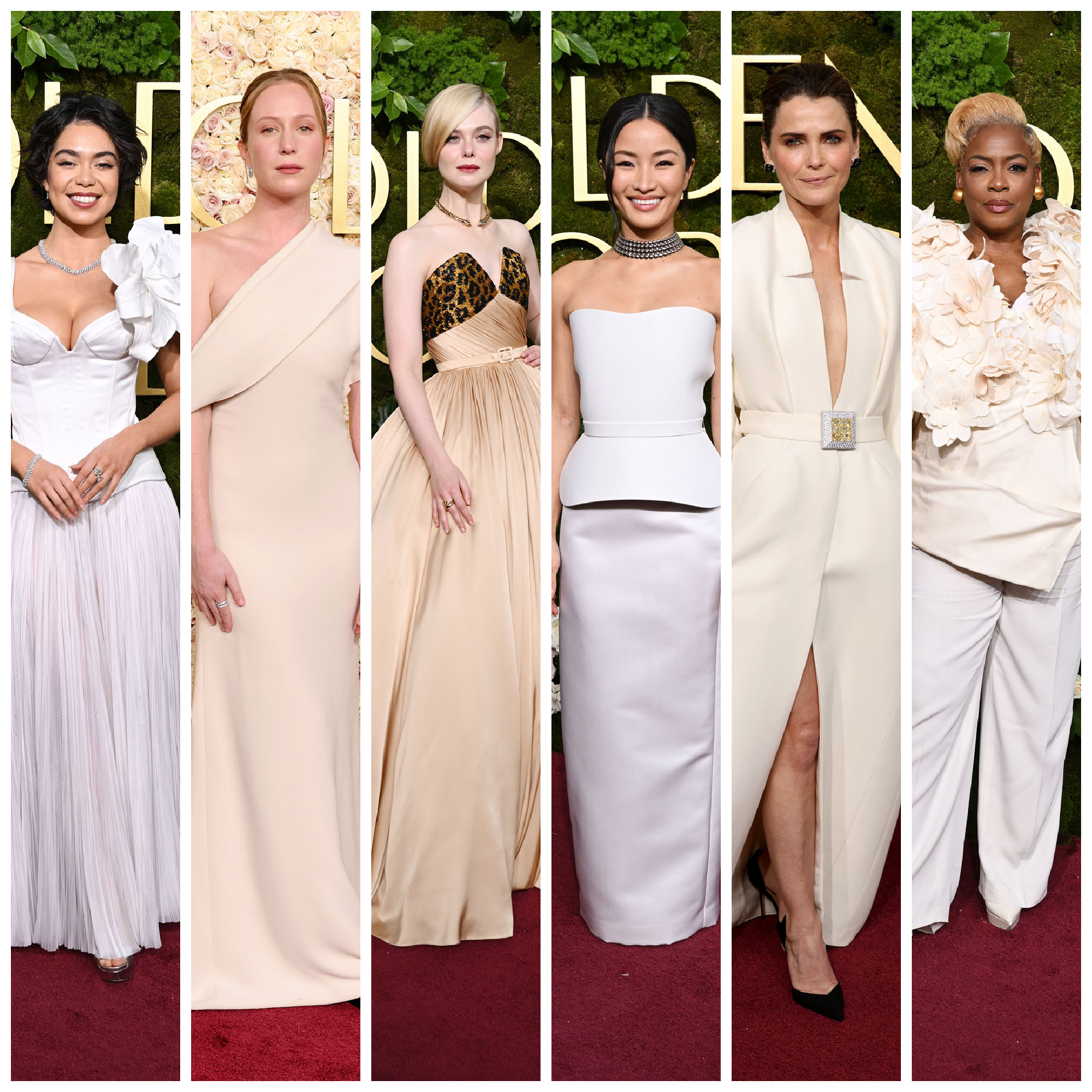 The Folks Wearing White at the 2025 Golden Globes Included More 3D