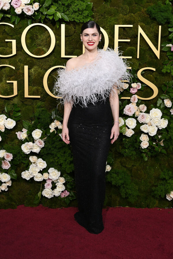 glenn close golden globes dress 2025 in Balmain - 82nd Annual 8th-grade-graduation