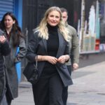 Cameron Diaz Sticks to Suits in London