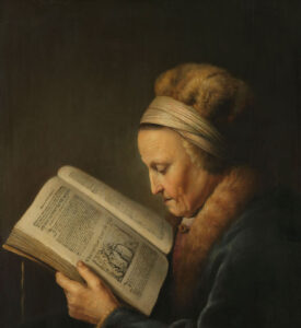 Old Woman Reading