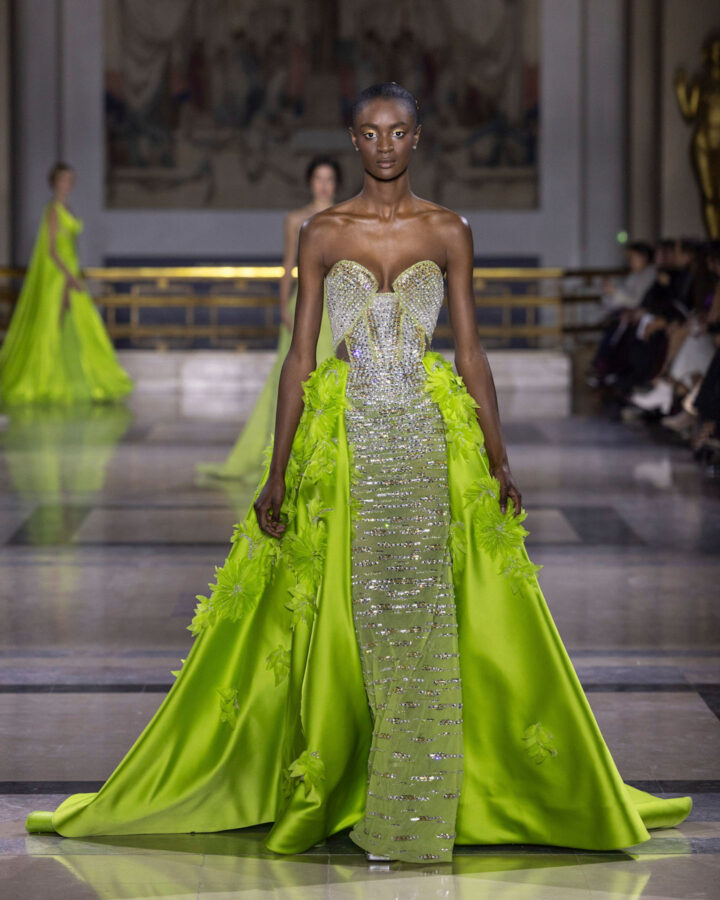 sachin and babi light blue dress Each element aligned, revealing a beauty that feels complete.,  #TonyWardCouture #TonyWardCoutureSS26 #FacetsOfLight | TONY WARD COUTURE