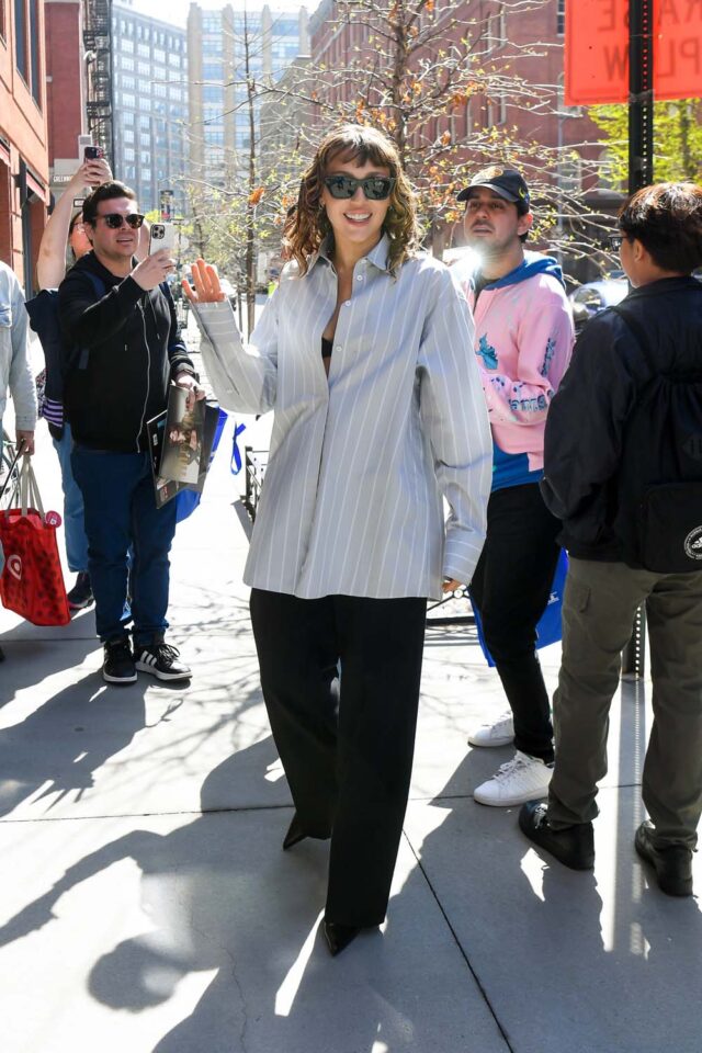 Celebrity Sightings In New York City - April 22, 2025