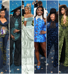 Cardi B & Simone B, and Angela B Lead Our Met Gala Blue/Green Parade
